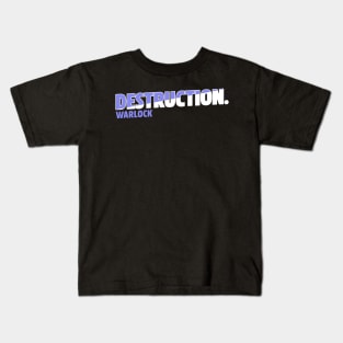 Destruction Warlock Kids T-Shirt